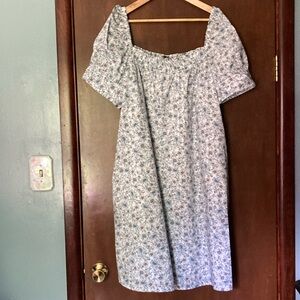 J.Crew floral vines shift dress, size 2X, in Cotton Poplin